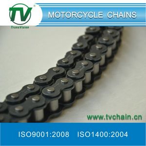 Blue motorcycle chain