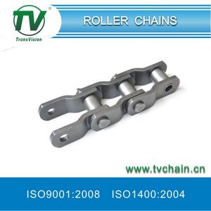 Overloaded Roller Chain with Curved Plates