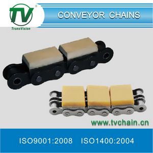 Roller Chain with Vulcanized Elastomer Profile